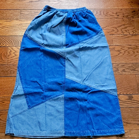 220 hickory Dresses & Skirts - Vintage look nwt patchwork maxi skirt